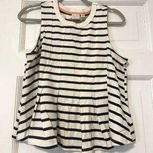 Flattering striped tank!